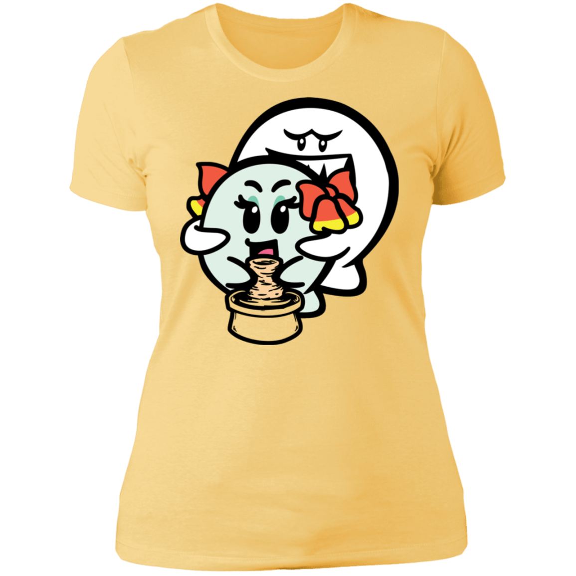 T-Shirts Banana Cream/ / S Ghost Boo Women's Premium T-Shirt