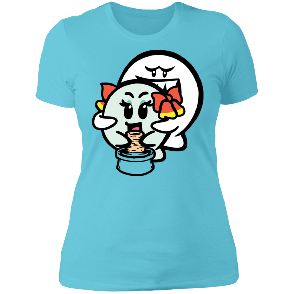 T-Shirts Cancun / S Ghost Boo Women's Premium T-Shirt