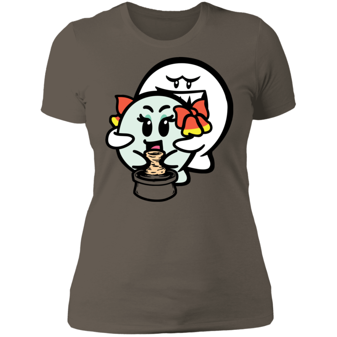 T-Shirts Warm Grey / S Ghost Boo Women's Premium T-Shirt
