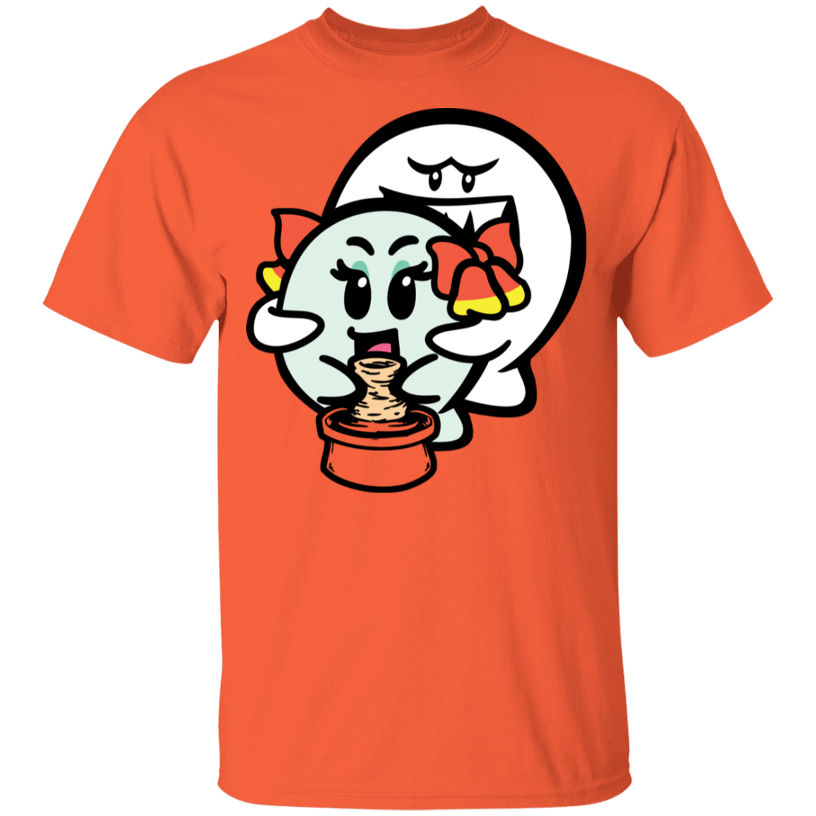 T-Shirts Orange / YXS Ghost Boo Youth T-Shirt