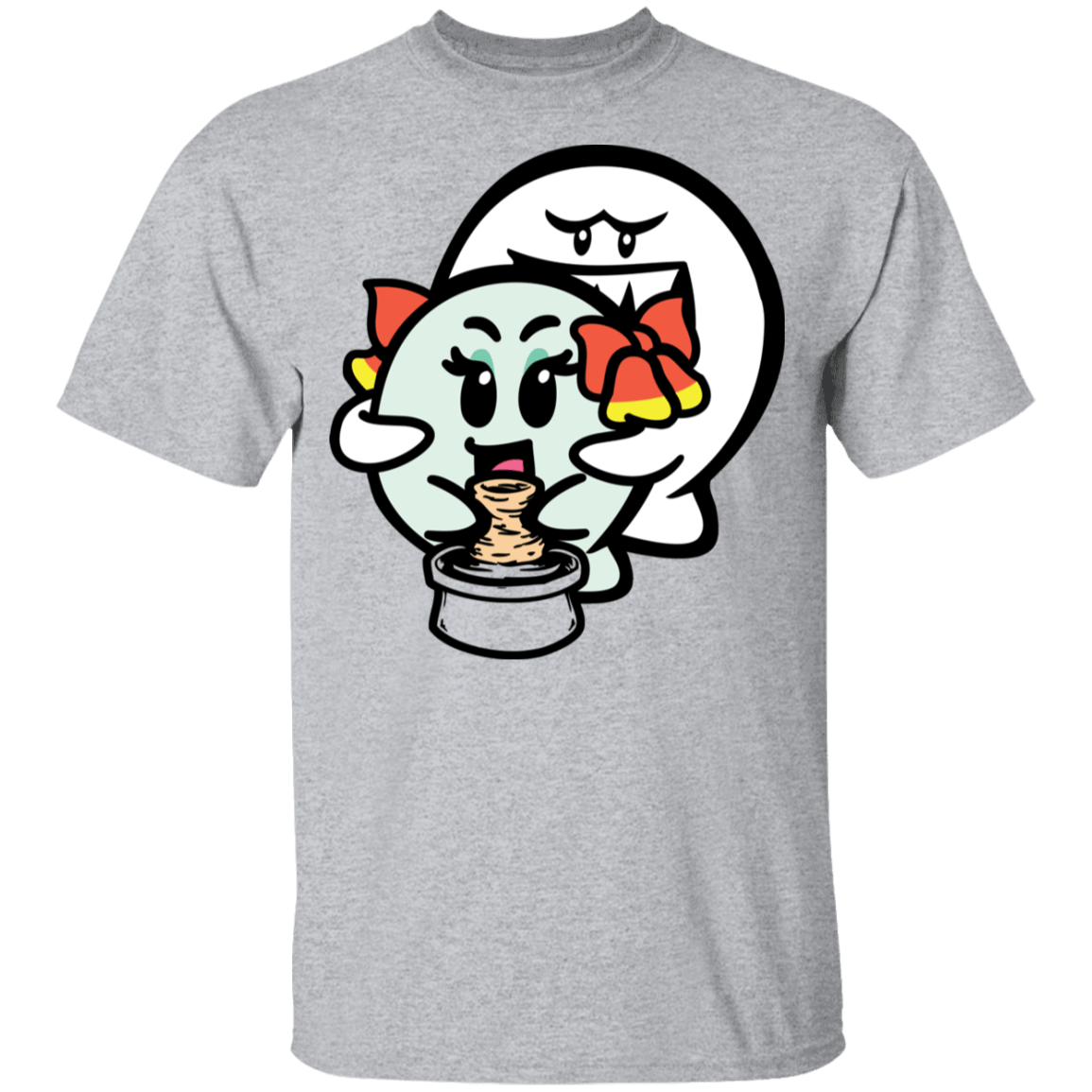 T-Shirts Sport Grey / YXS Ghost Boo Youth T-Shirt