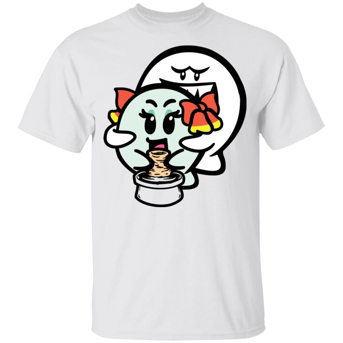 T-Shirts White / YXS Ghost Boo Youth T-Shirt