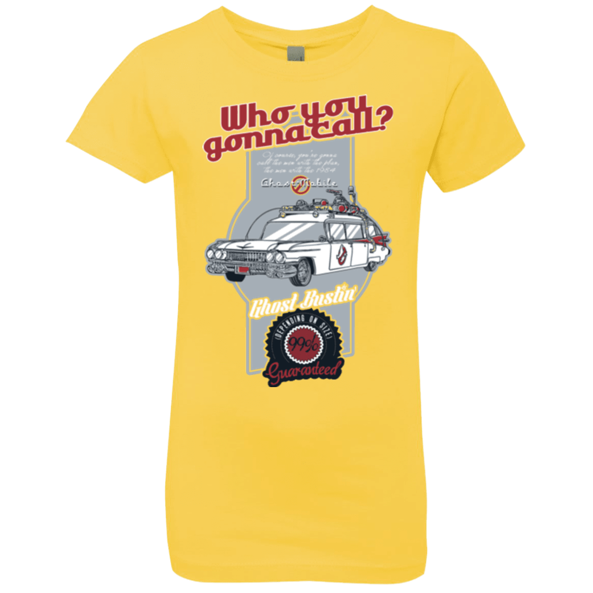 T-Shirts Vibrant Yellow / YXS Ghost Mobile Girls Premium T-Shirt