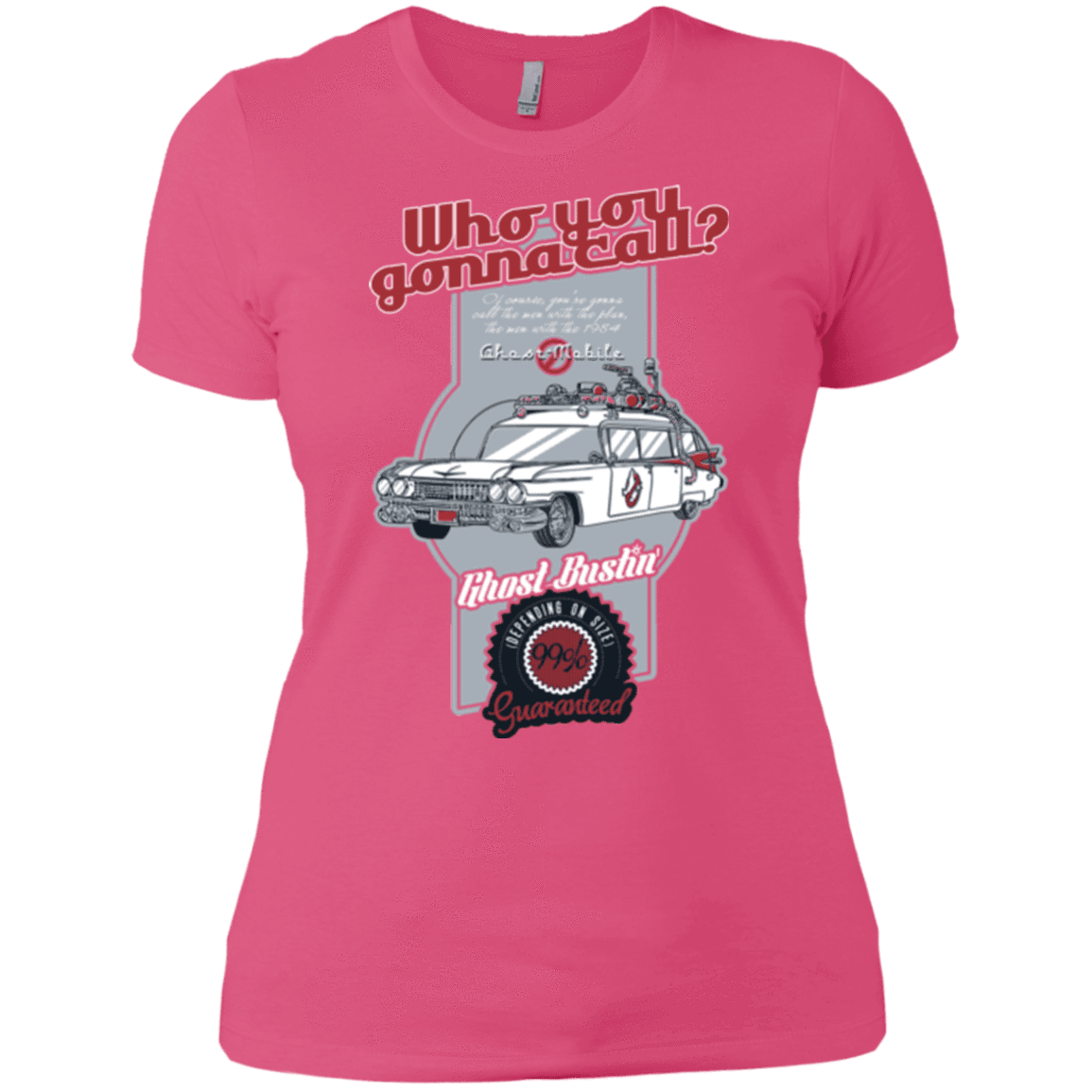 T-Shirts Hot Pink / X-Small Ghost Mobile Women's Premium T-Shirt