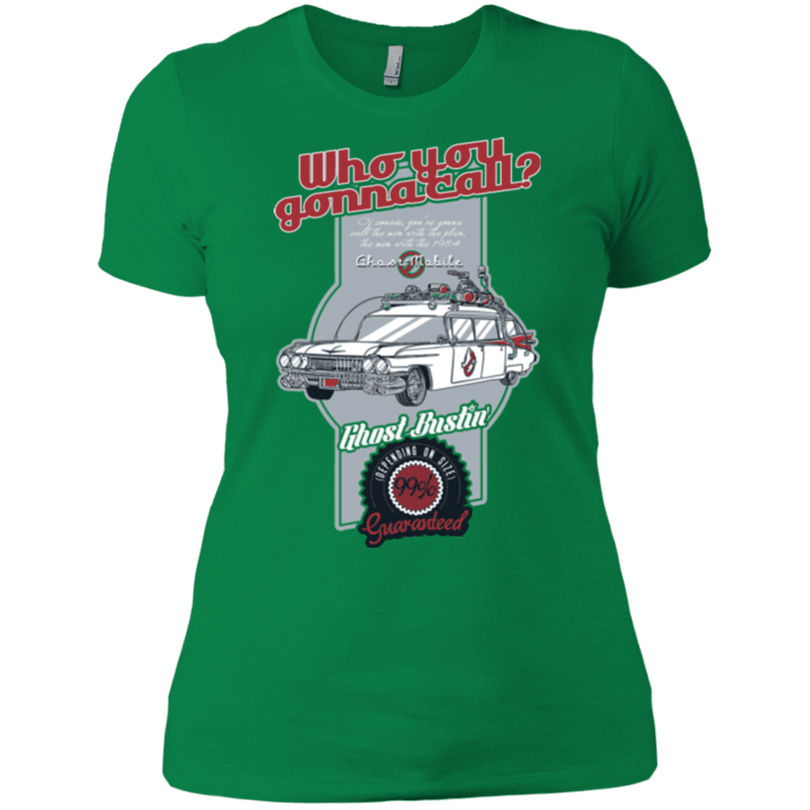 T-Shirts Kelly Green / X-Small Ghost Mobile Women's Premium T-Shirt