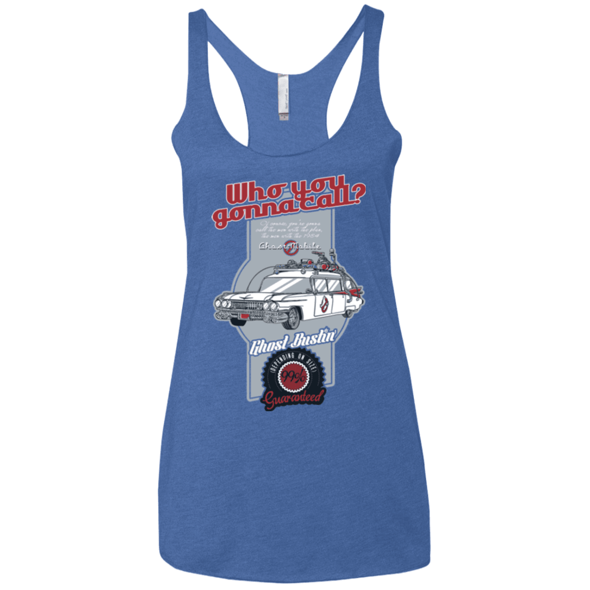 T-Shirts Vintage Royal / X-Small Ghost Mobile Women's Triblend Racerback Tank