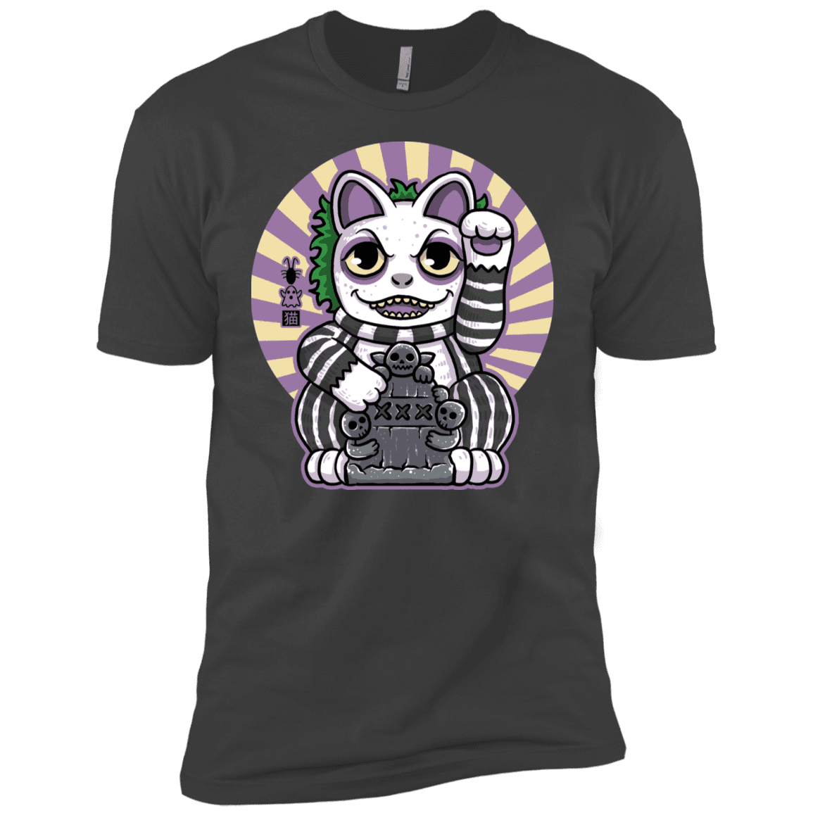 T-Shirts Heavy Metal / YXS Ghost Neko Boys Premium T-Shirt
