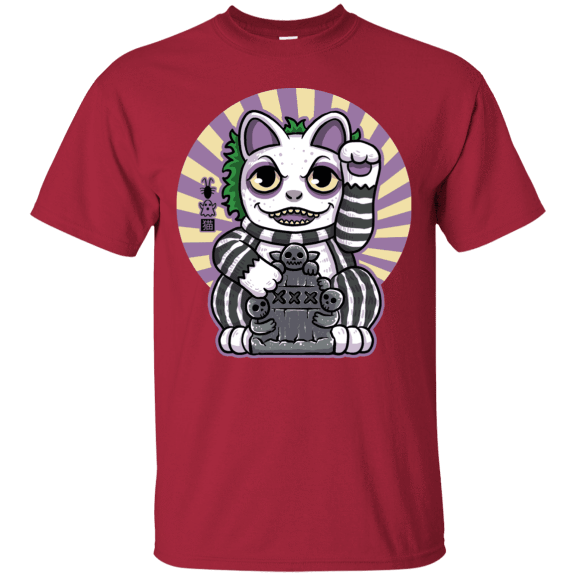 T-Shirts Cardinal / S Ghost Neko T-Shirt