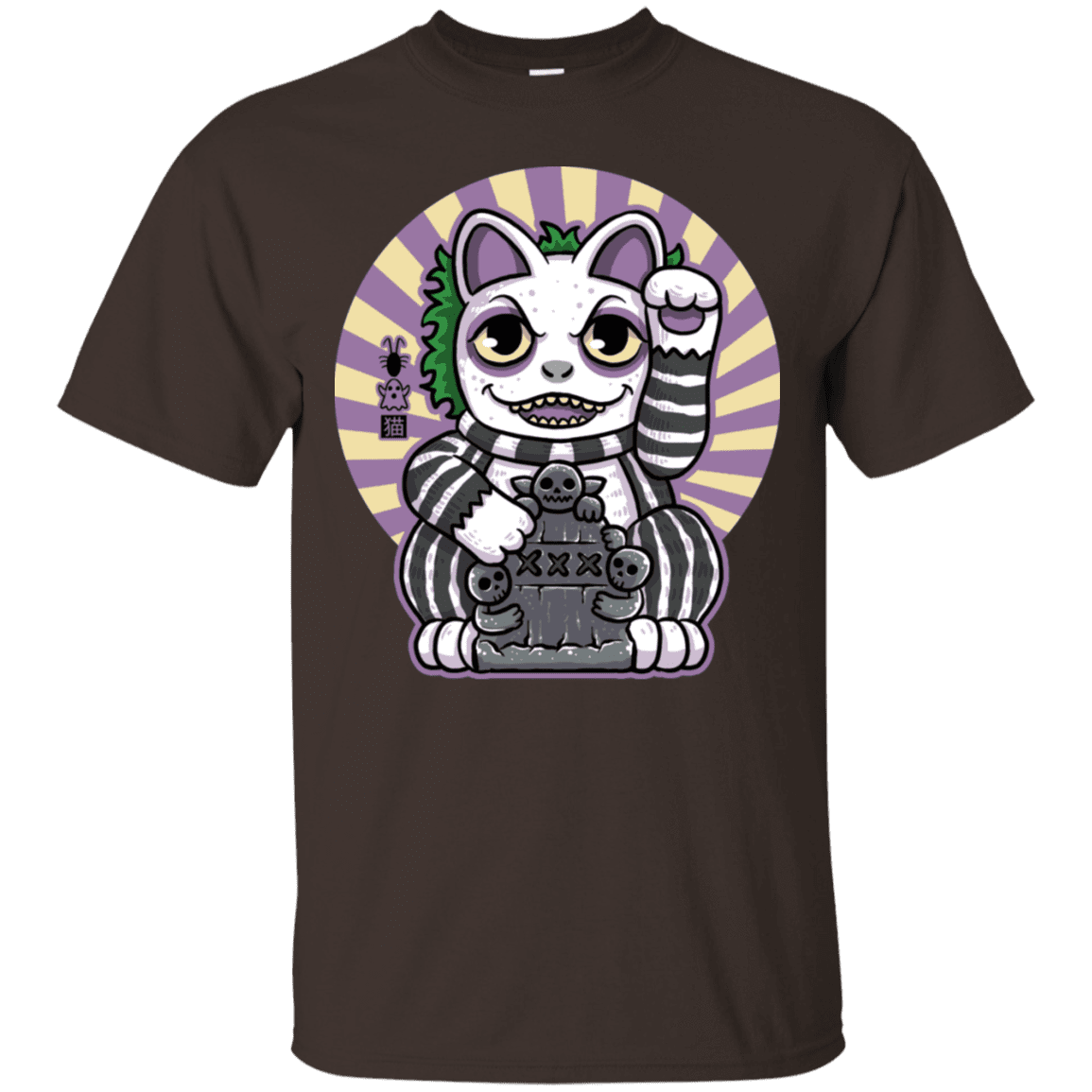 T-Shirts Dark Chocolate / S Ghost Neko T-Shirt