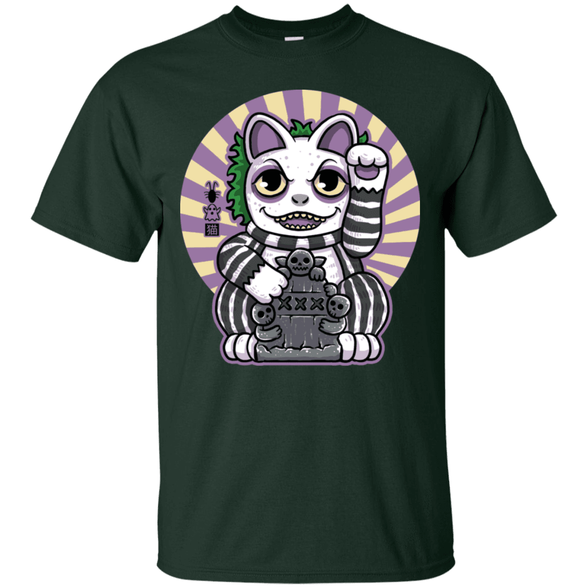 T-Shirts Forest / S Ghost Neko T-Shirt