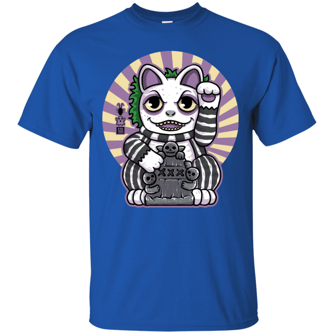 T-Shirts Royal / S Ghost Neko T-Shirt
