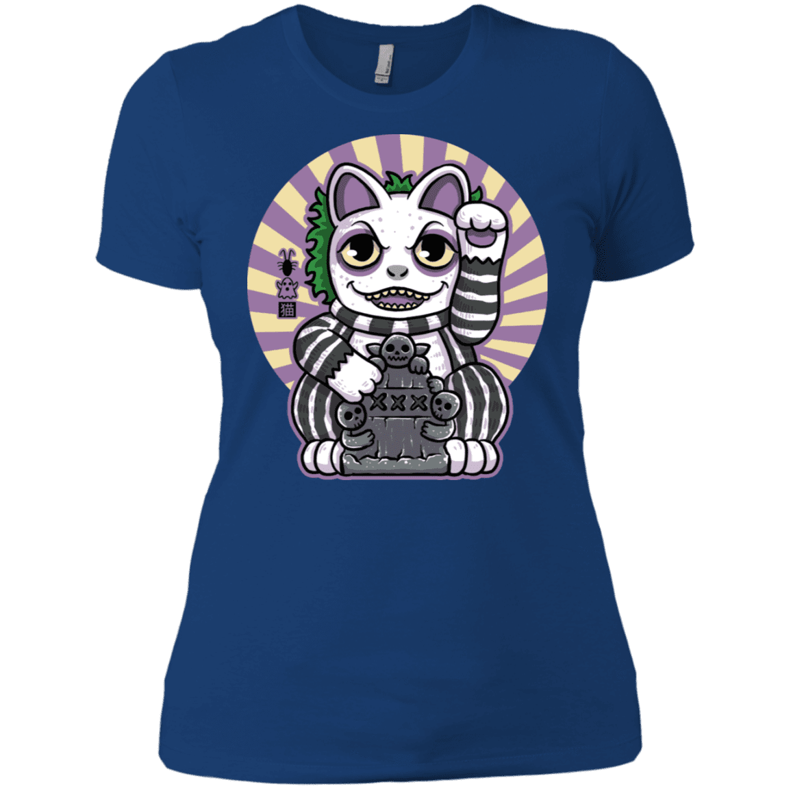 T-Shirts Royal / X-Small Ghost Neko Women's Premium T-Shirt