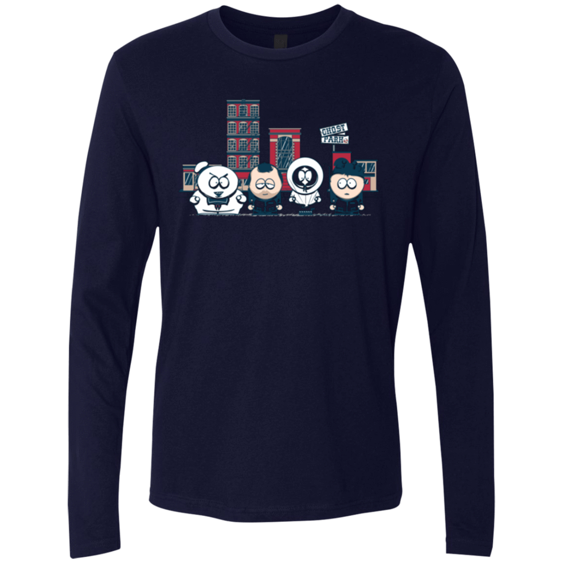 T-Shirts Midnight Navy / Small GHOST PARK Men's Premium Long Sleeve