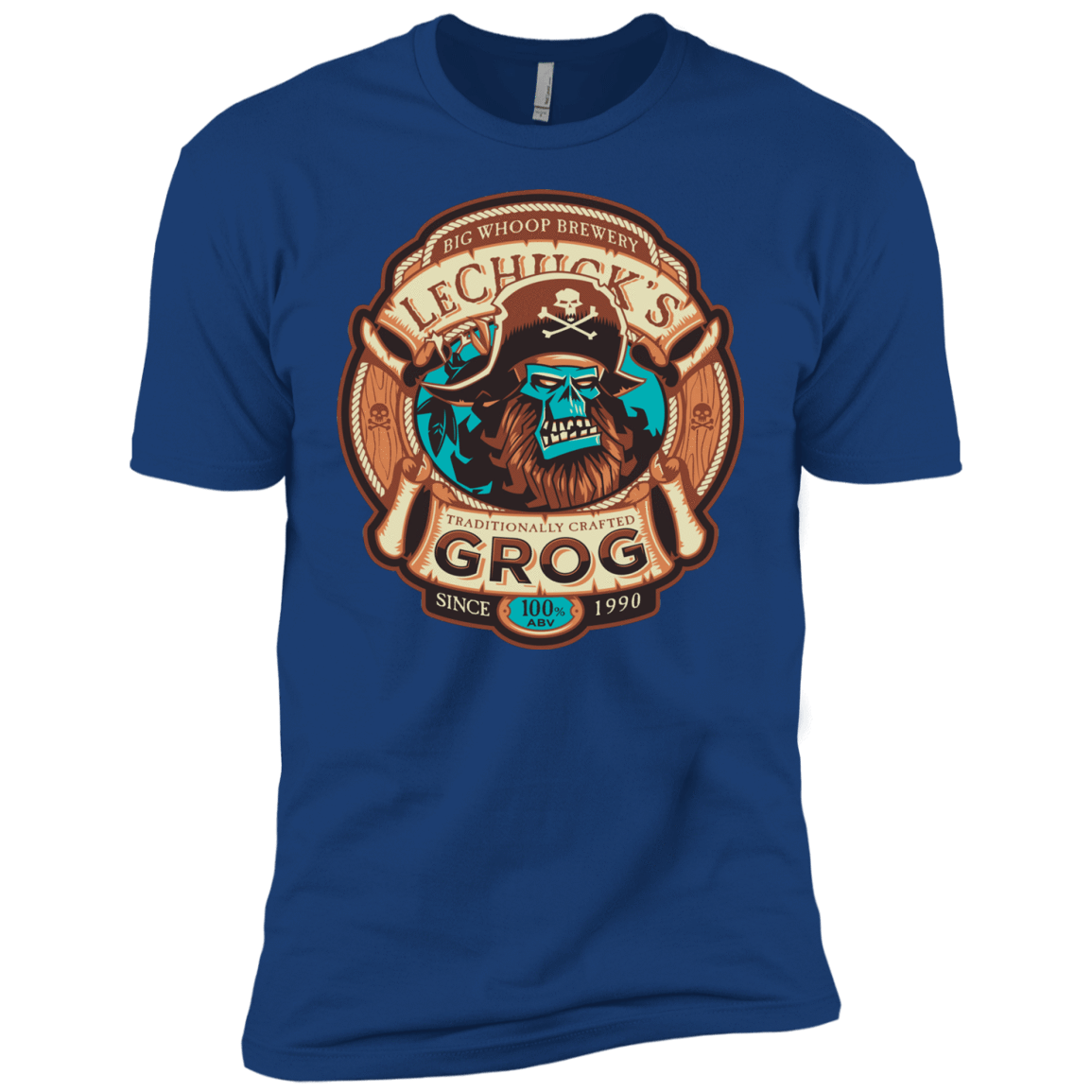 T-Shirts Royal / YXS Ghost Pirate Grog Nmns Boys Premium T-Shirt