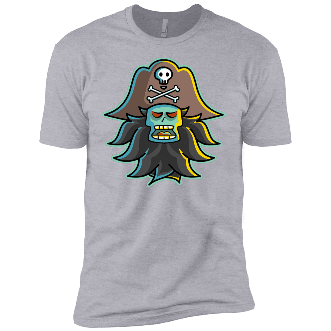 T-Shirts Heather Grey / YXS Ghost Pirate LeChuck Boys Premium T-Shirt