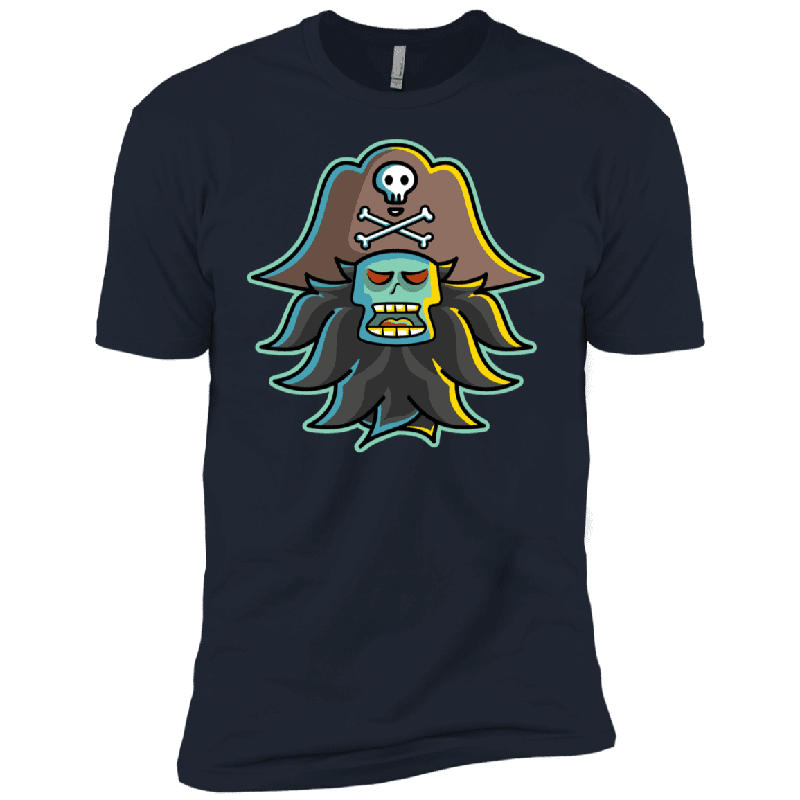 T-Shirts Midnight Navy / YXS Ghost Pirate LeChuck Boys Premium T-Shirt