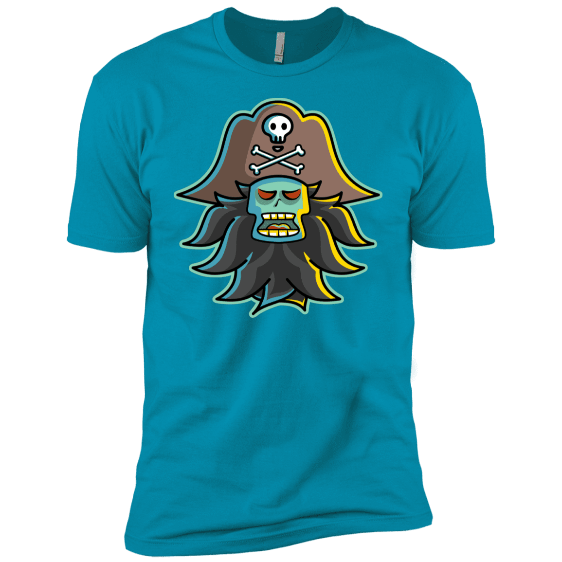 T-Shirts Turquoise / YXS Ghost Pirate LeChuck Boys Premium T-Shirt