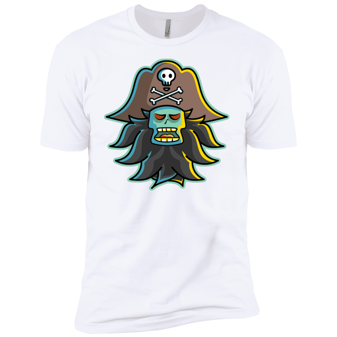 T-Shirts White / YXS Ghost Pirate LeChuck Boys Premium T-Shirt