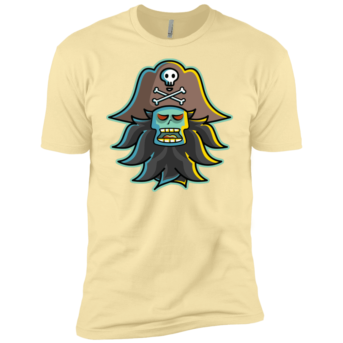 T-Shirts Banana Cream / X-Small Ghost Pirate LeChuck Men's Premium T-Shirt
