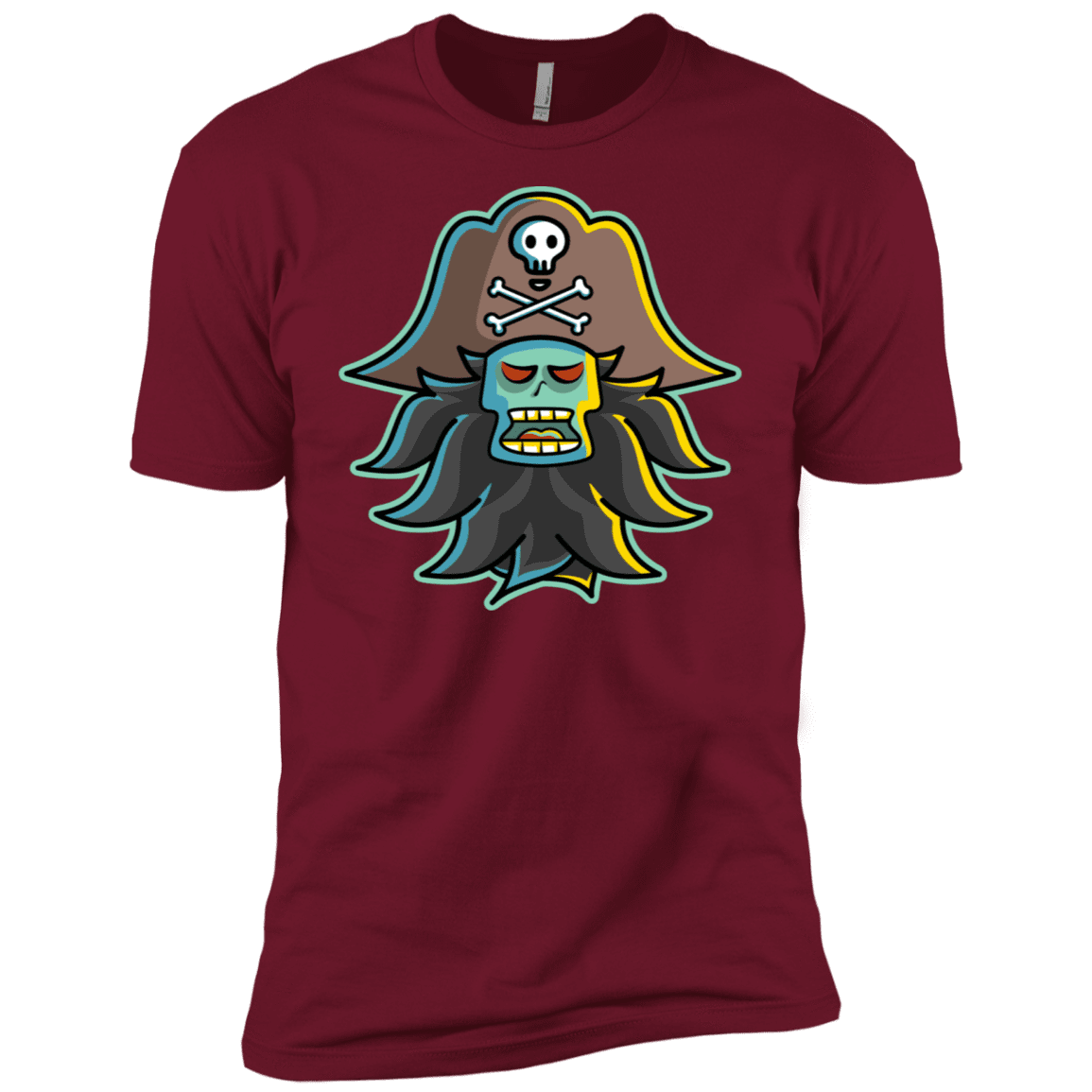 T-Shirts Cardinal / X-Small Ghost Pirate LeChuck Men's Premium T-Shirt
