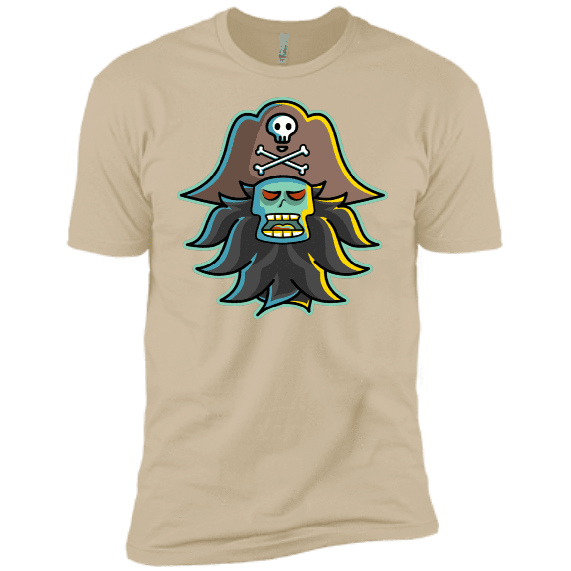 T-Shirts Sand / X-Small Ghost Pirate LeChuck Men's Premium T-Shirt