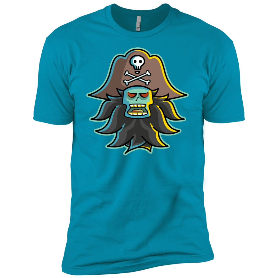 T-Shirts Turquoise / X-Small Ghost Pirate LeChuck Men's Premium T-Shirt