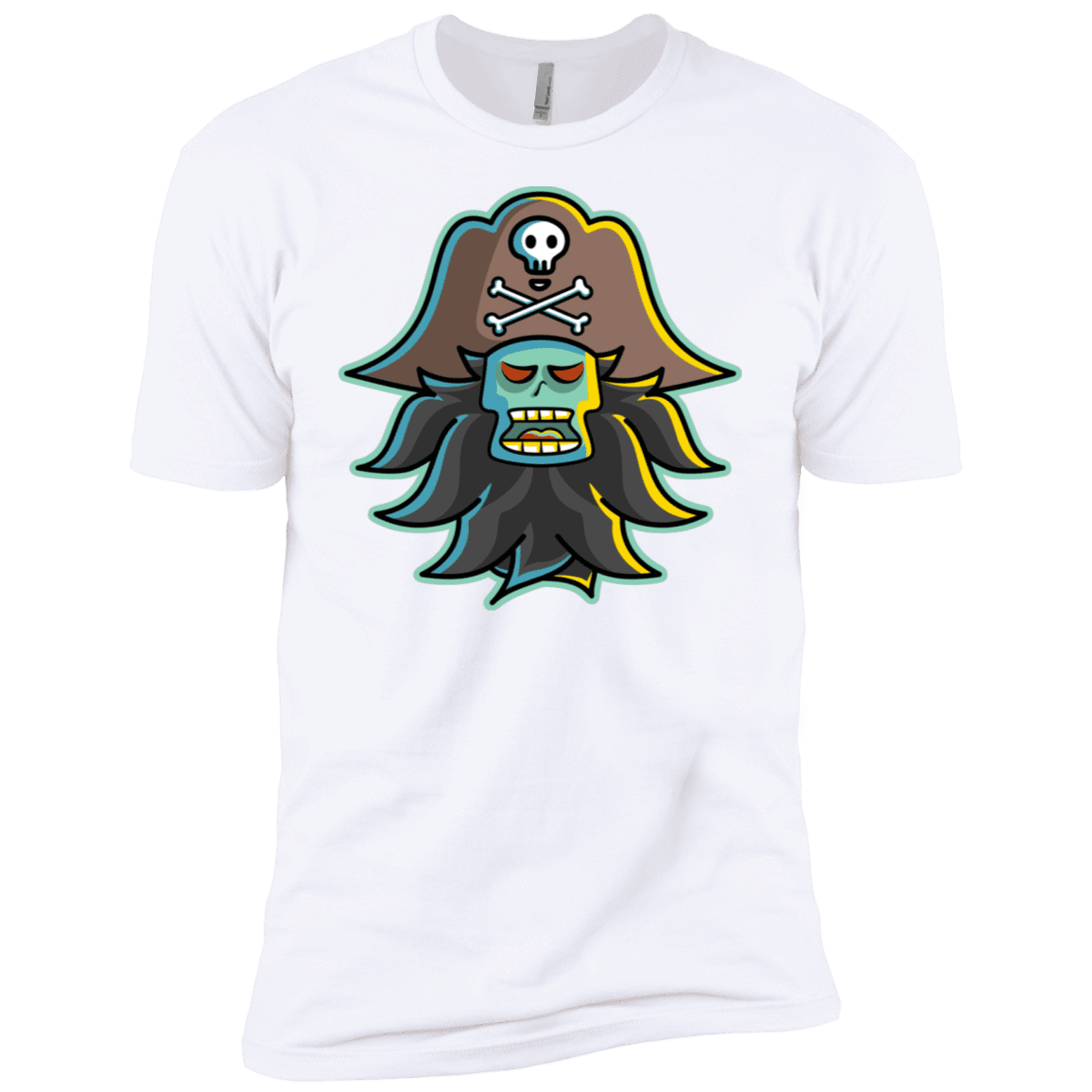 T-Shirts White / X-Small Ghost Pirate LeChuck Men's Premium T-Shirt