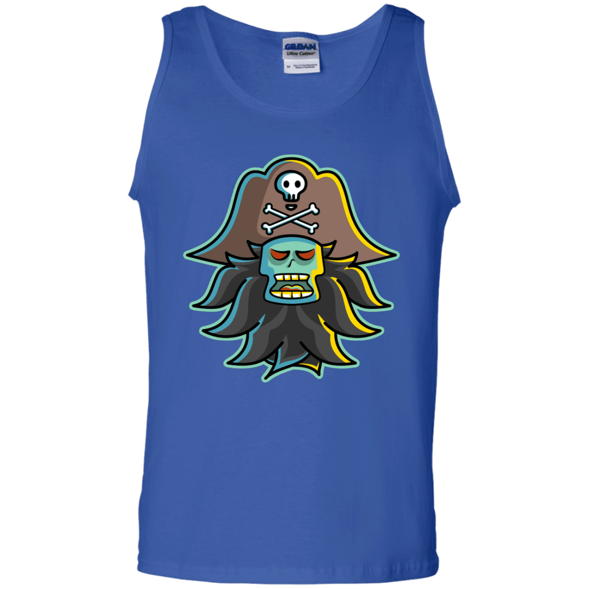 T-Shirts Royal / S Ghost Pirate LeChuck Men's Tank Top