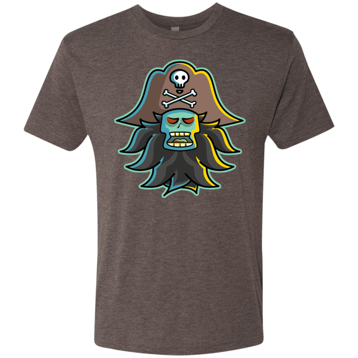 T-Shirts Macchiato / S Ghost Pirate LeChuck Men's Triblend T-Shirt