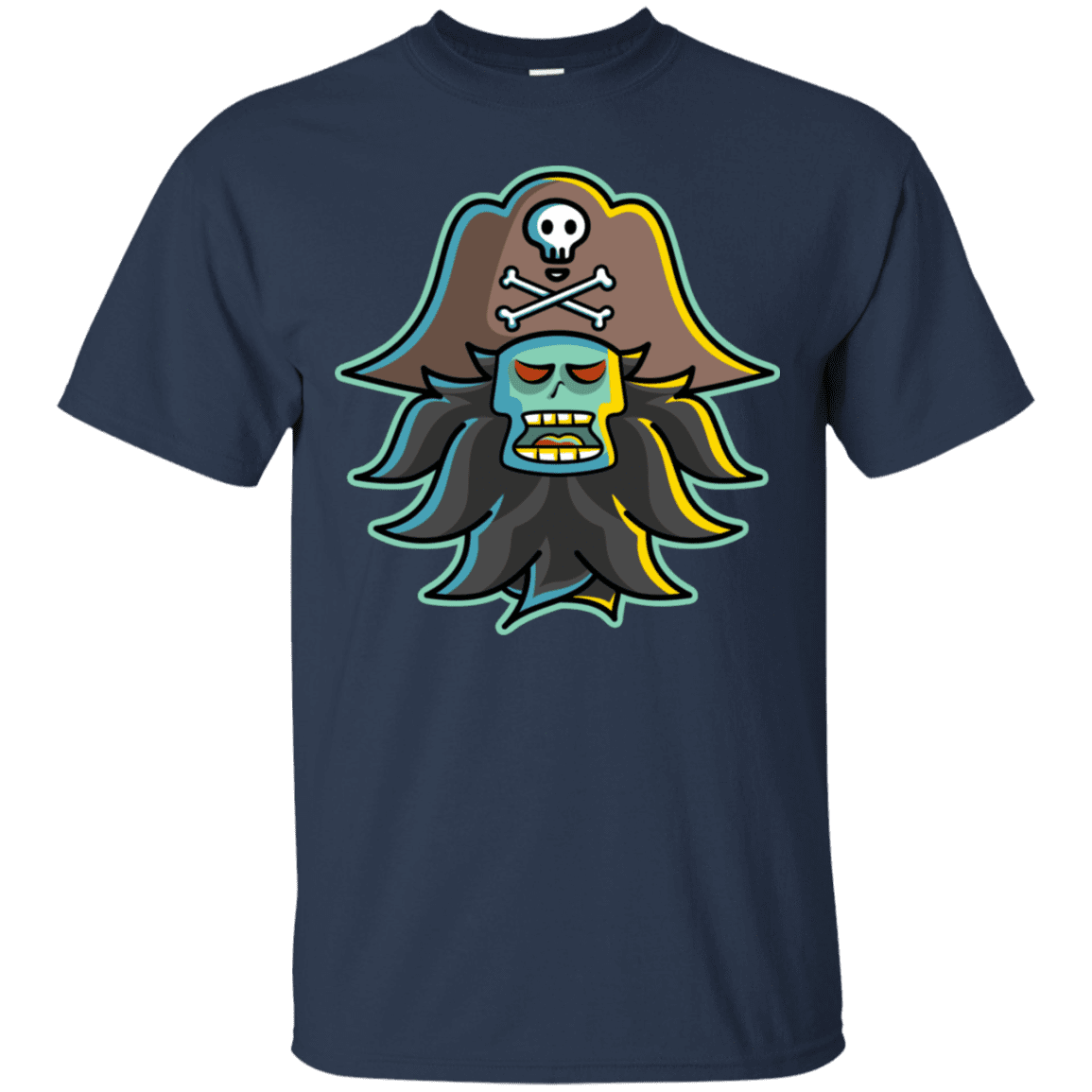 T-Shirts Navy / S Ghost Pirate LeChuck T-Shirt