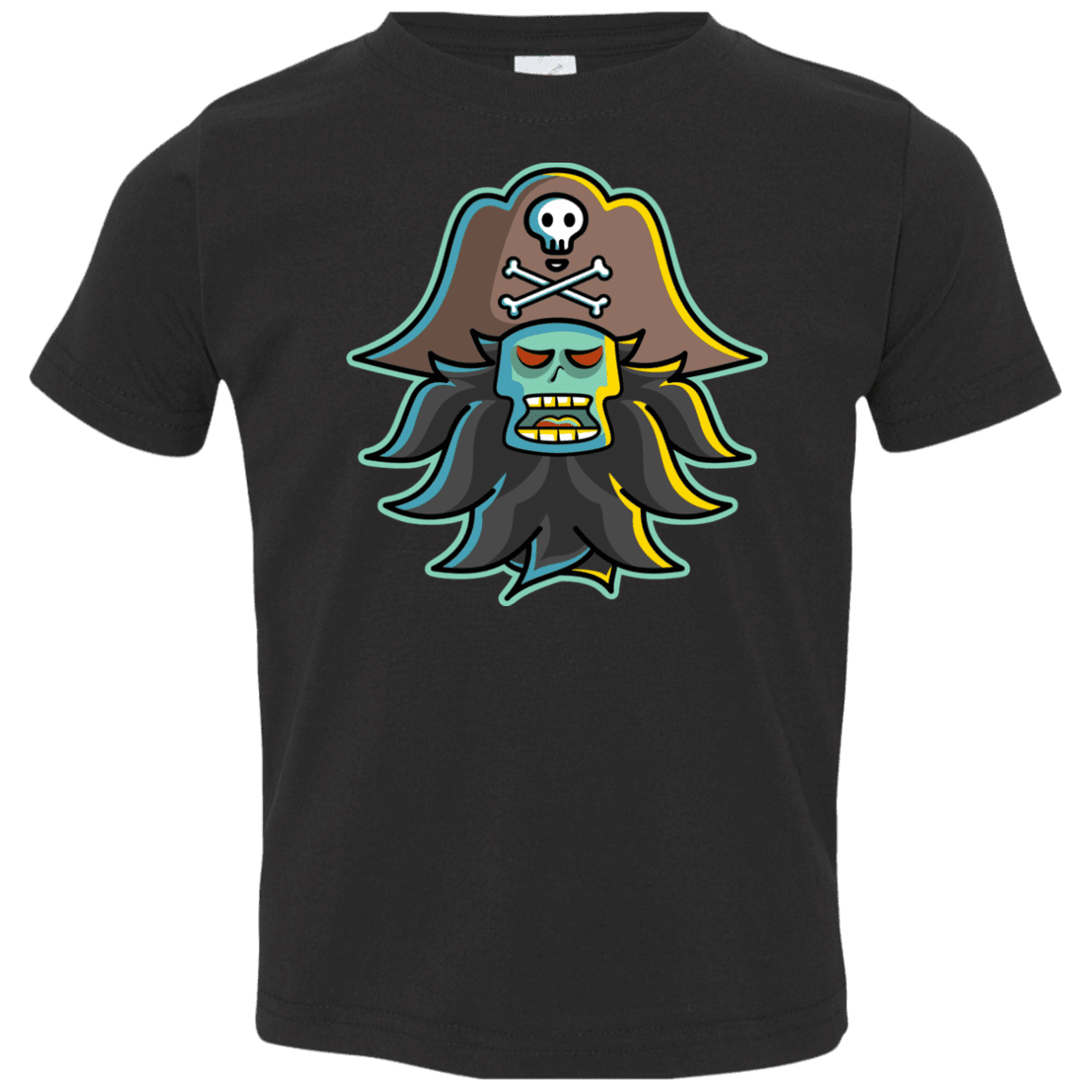T-Shirts Black / 2T Ghost Pirate LeChuck Toddler Premium T-Shirt