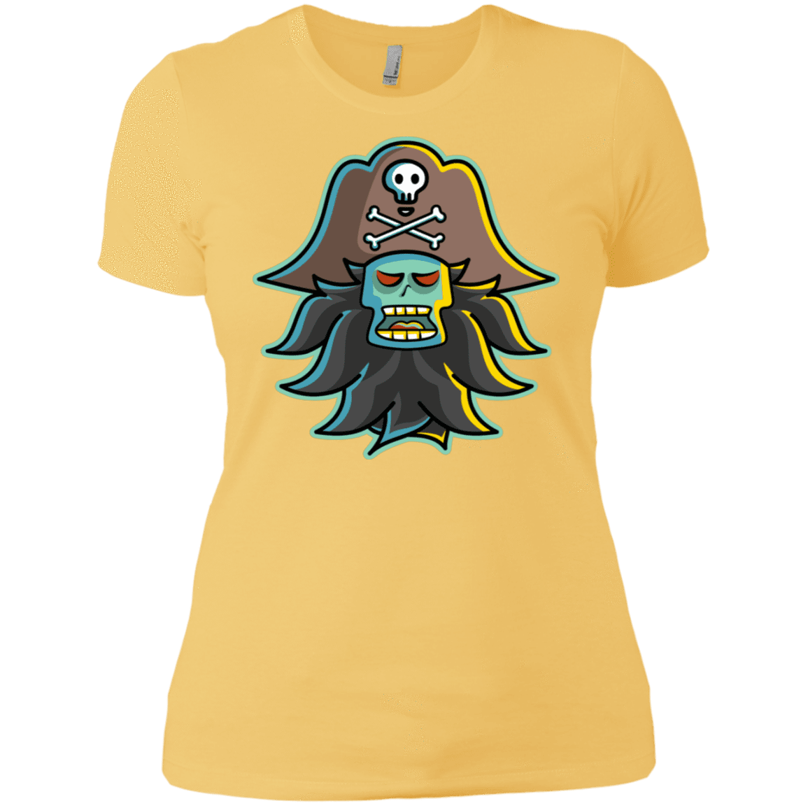 T-Shirts Banana Cream/ / X-Small Ghost Pirate LeChuck Women's Premium T-Shirt