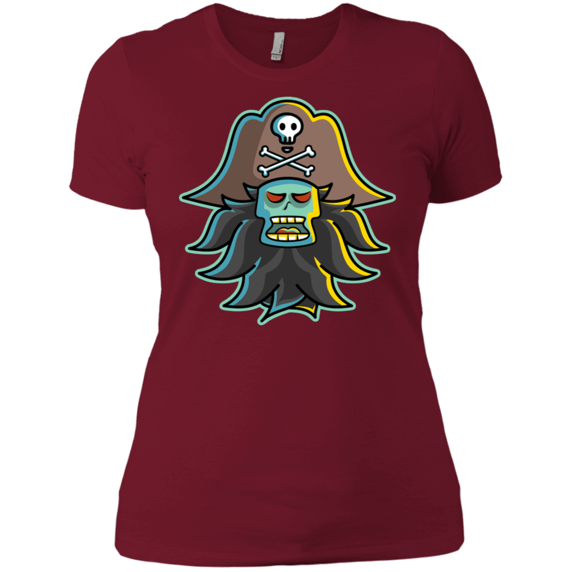 T-Shirts Scarlet / S Ghost Pirate LeChuck Women's Premium T-Shirt