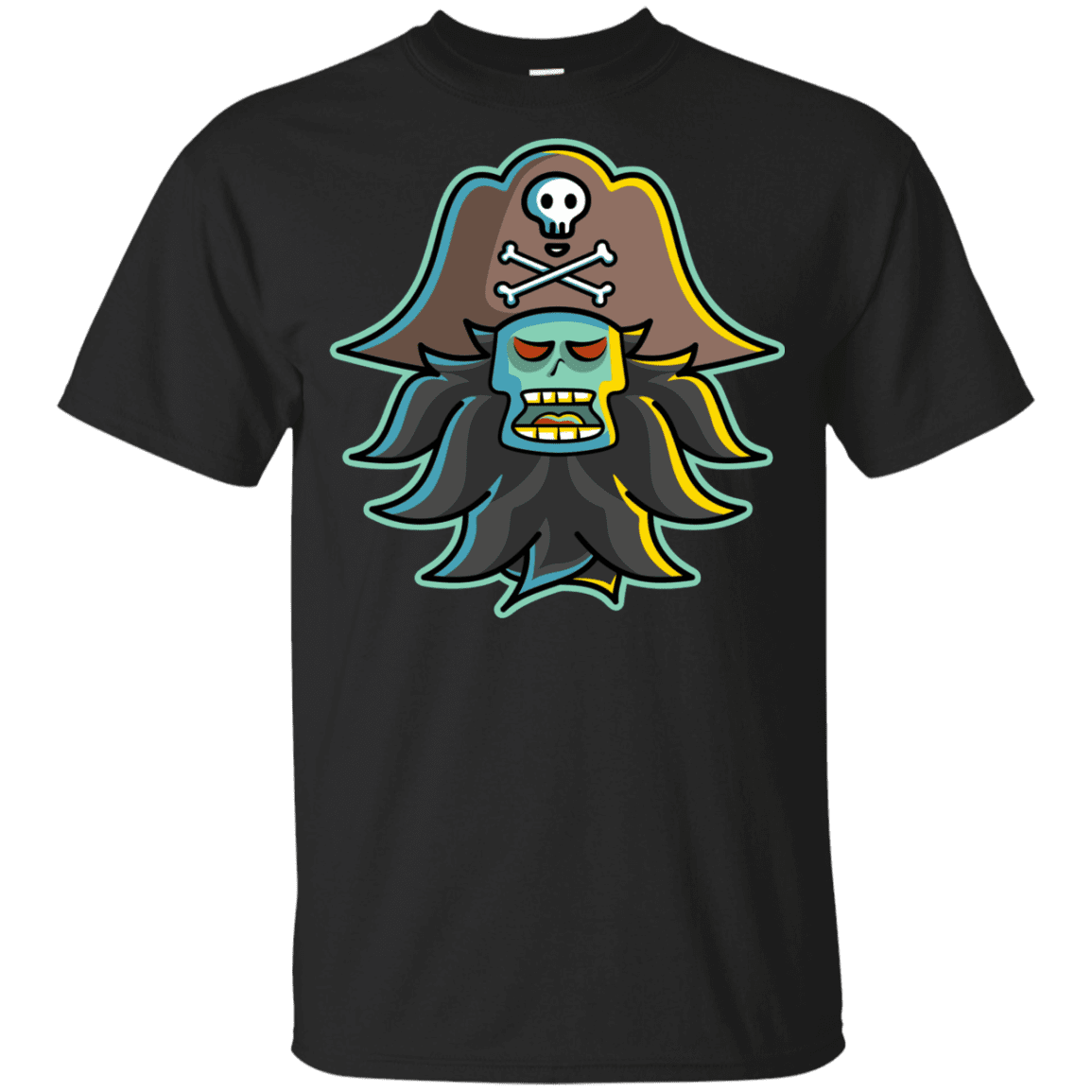 T-Shirts Black / YXS Ghost Pirate LeChuck Youth T-Shirt