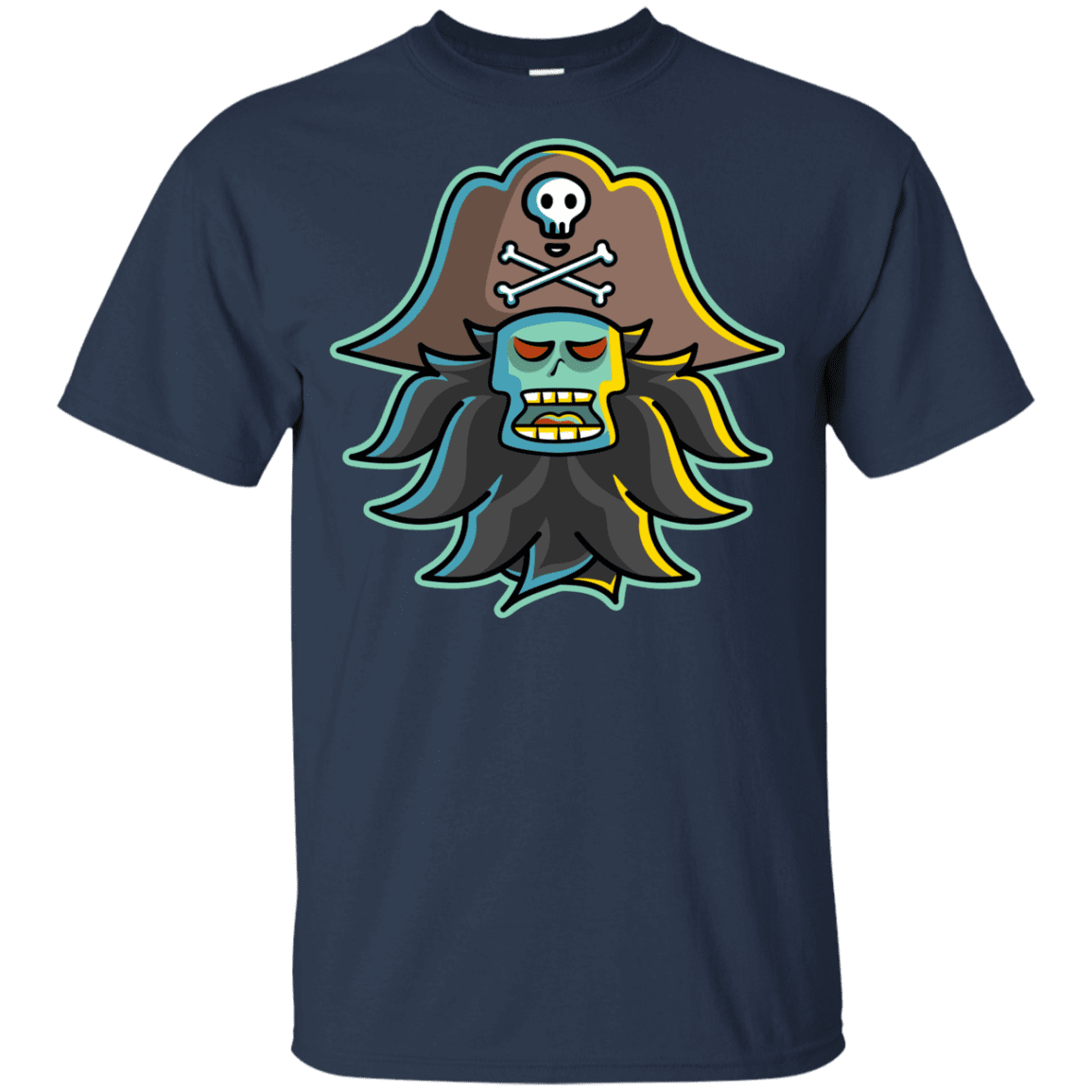 T-Shirts Navy / YXS Ghost Pirate LeChuck Youth T-Shirt