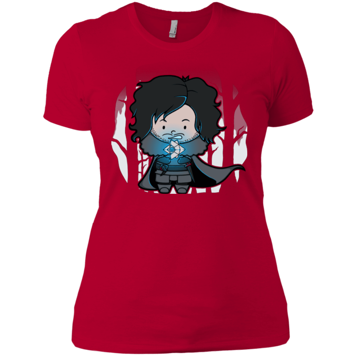 T-Shirts Red / X-Small Ghost Women's Premium T-Shirt