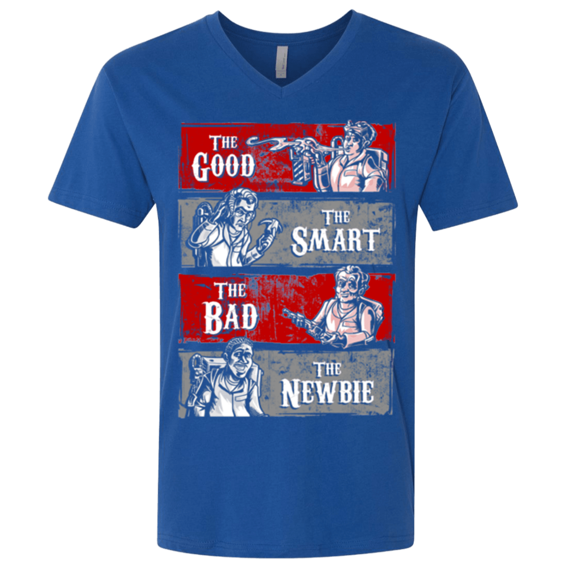 T-Shirts Royal / X-Small Ghost Wranglers Men's Premium V-Neck