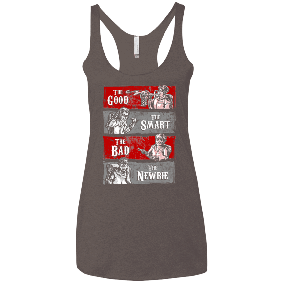 T-Shirts Macchiato / X-Small Ghost Wranglers Women's Triblend Racerback Tank