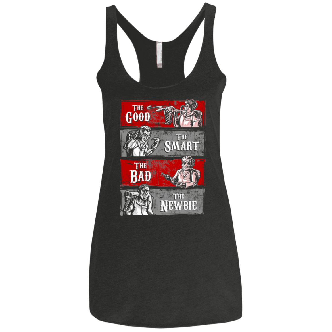 T-Shirts Vintage Black / X-Small Ghost Wranglers Women's Triblend Racerback Tank