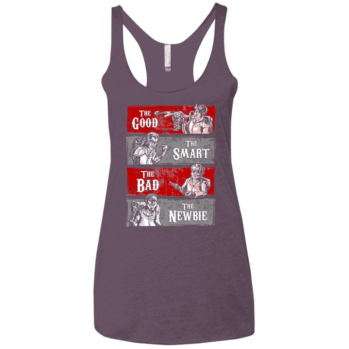 T-Shirts Vintage Purple / X-Small Ghost Wranglers Women's Triblend Racerback Tank