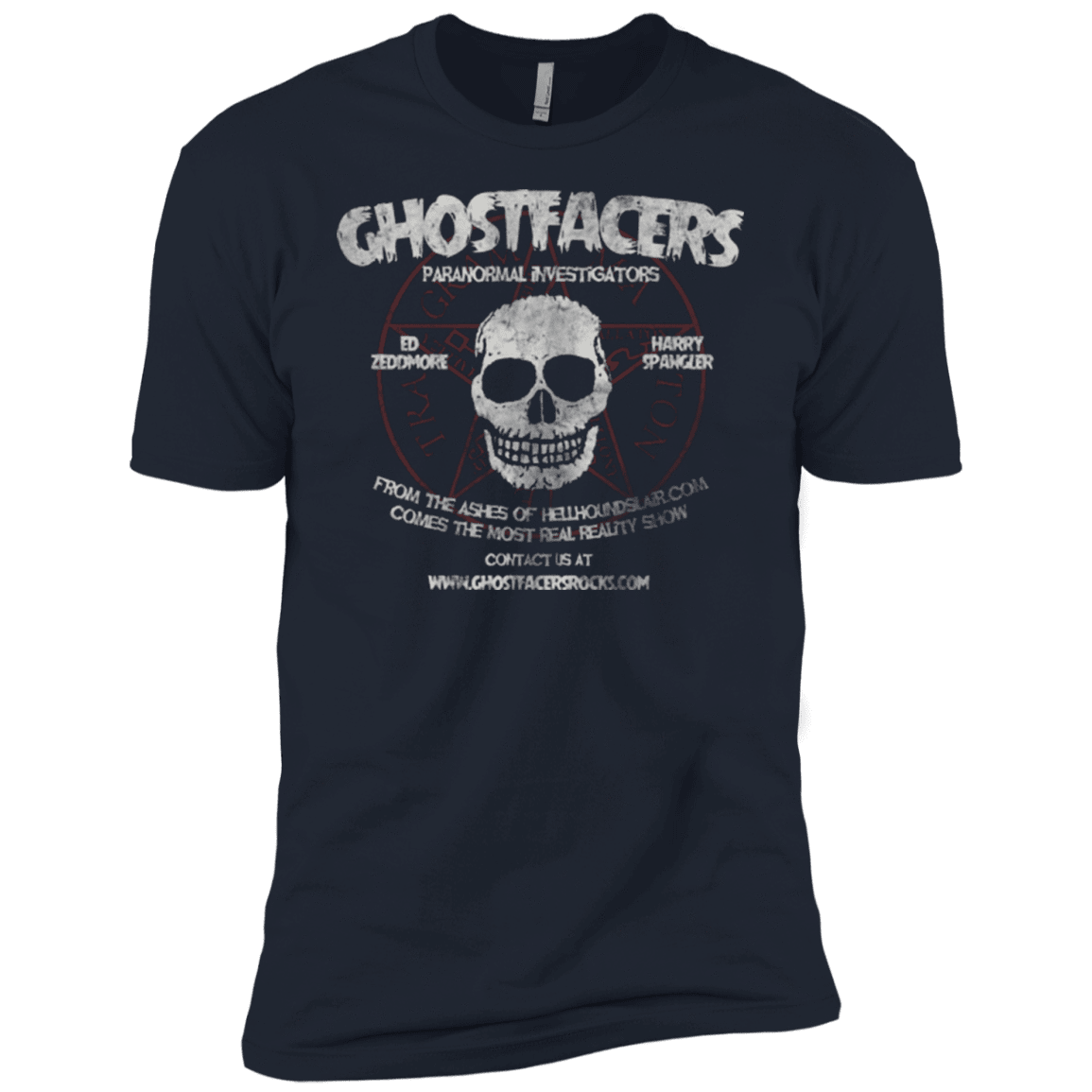 T-Shirts Midnight Navy / YXS Ghostfacers Boys Premium T-Shirt