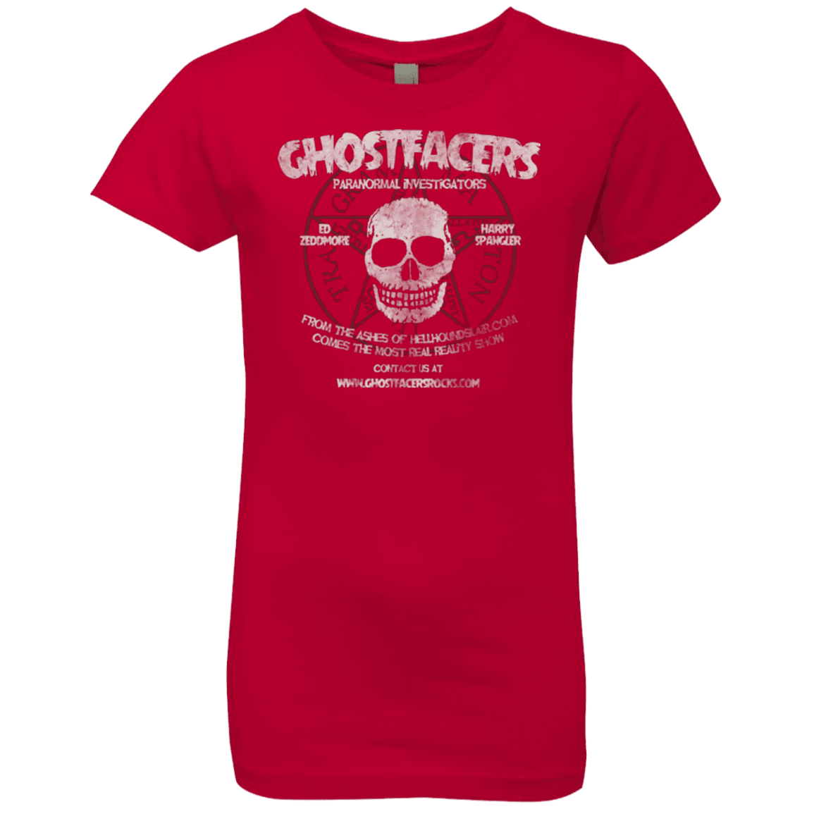 T-Shirts Red / YXS Ghostfacers Girls Premium T-Shirt
