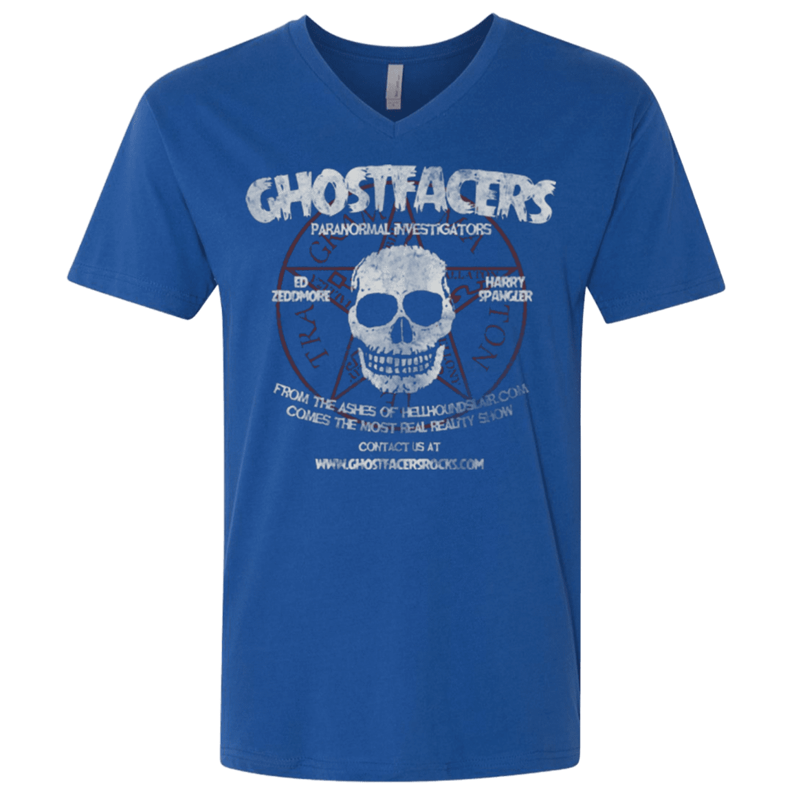 T-Shirts Royal / X-Small Ghostfacers Men's Premium V-Neck