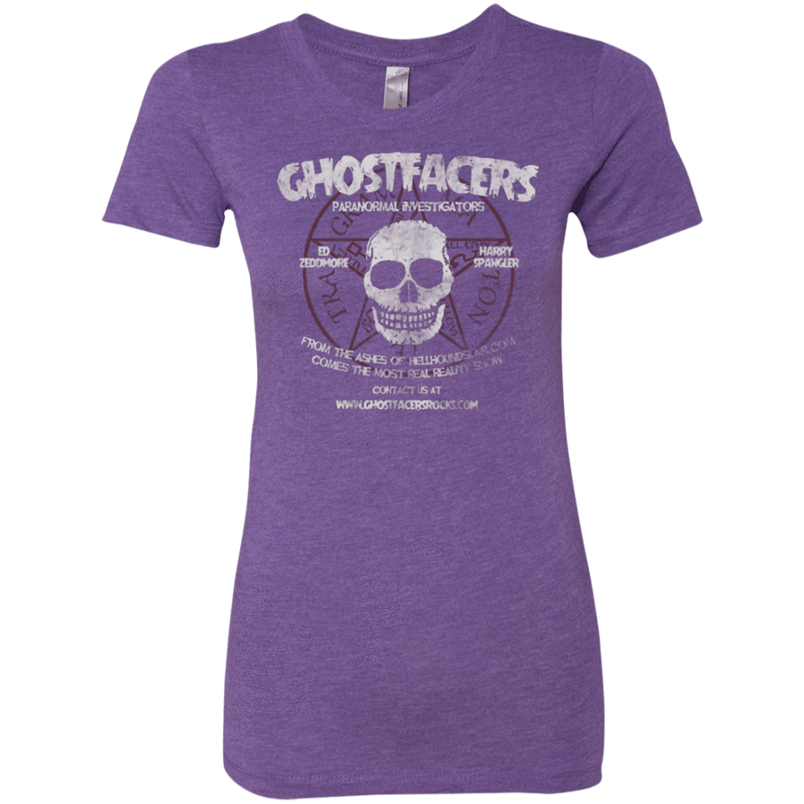 T-Shirts Purple Rush / Small Ghostfacers Women's Triblend T-Shirt