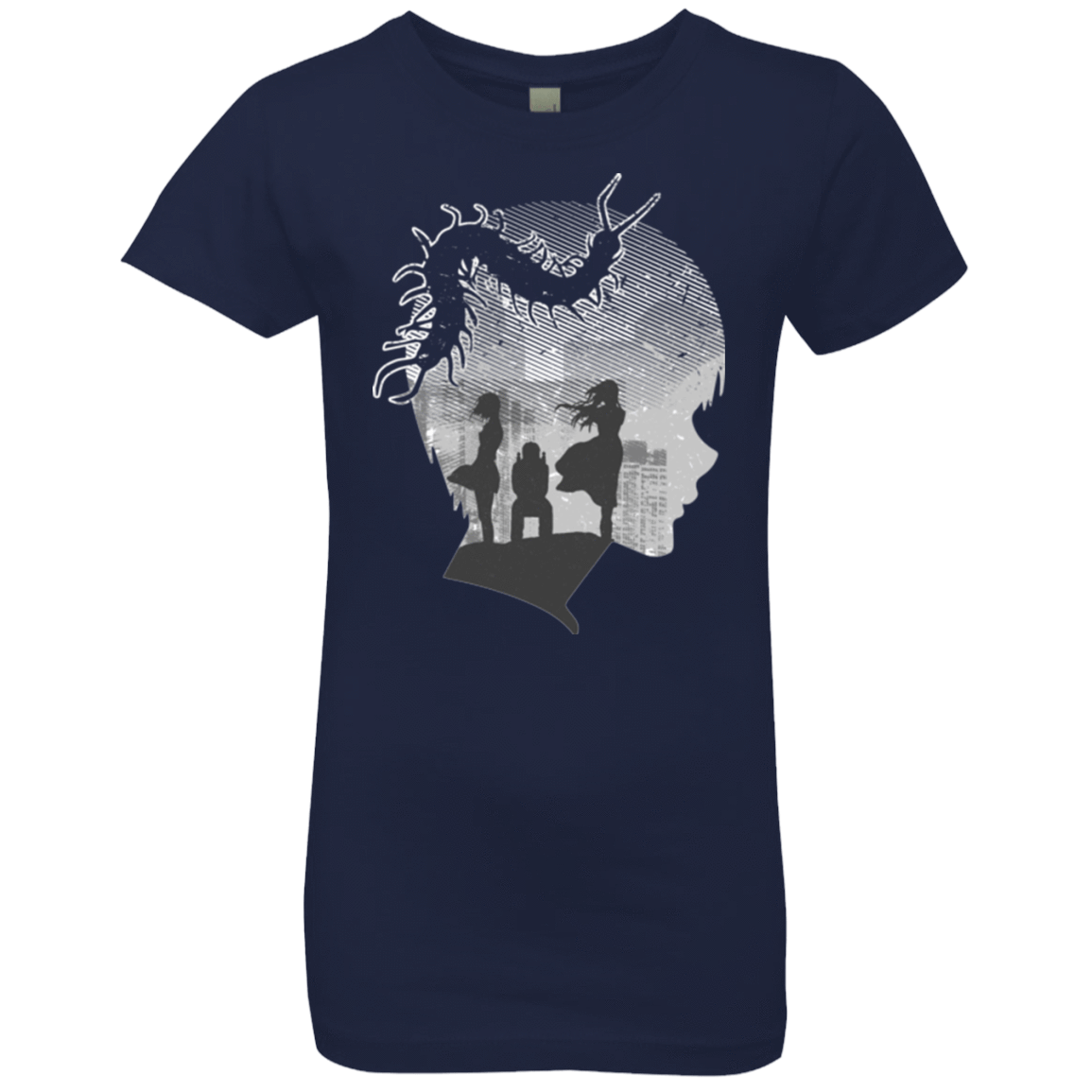 T-Shirts Midnight Navy / YXS Ghoul in Tokyo Girls Premium T-Shirt