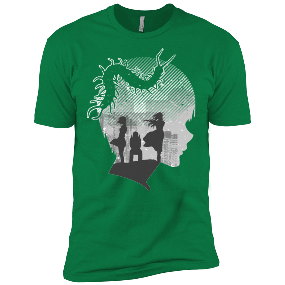 T-Shirts Kelly Green / X-Small Ghoul in Tokyo Men's Premium T-Shirt