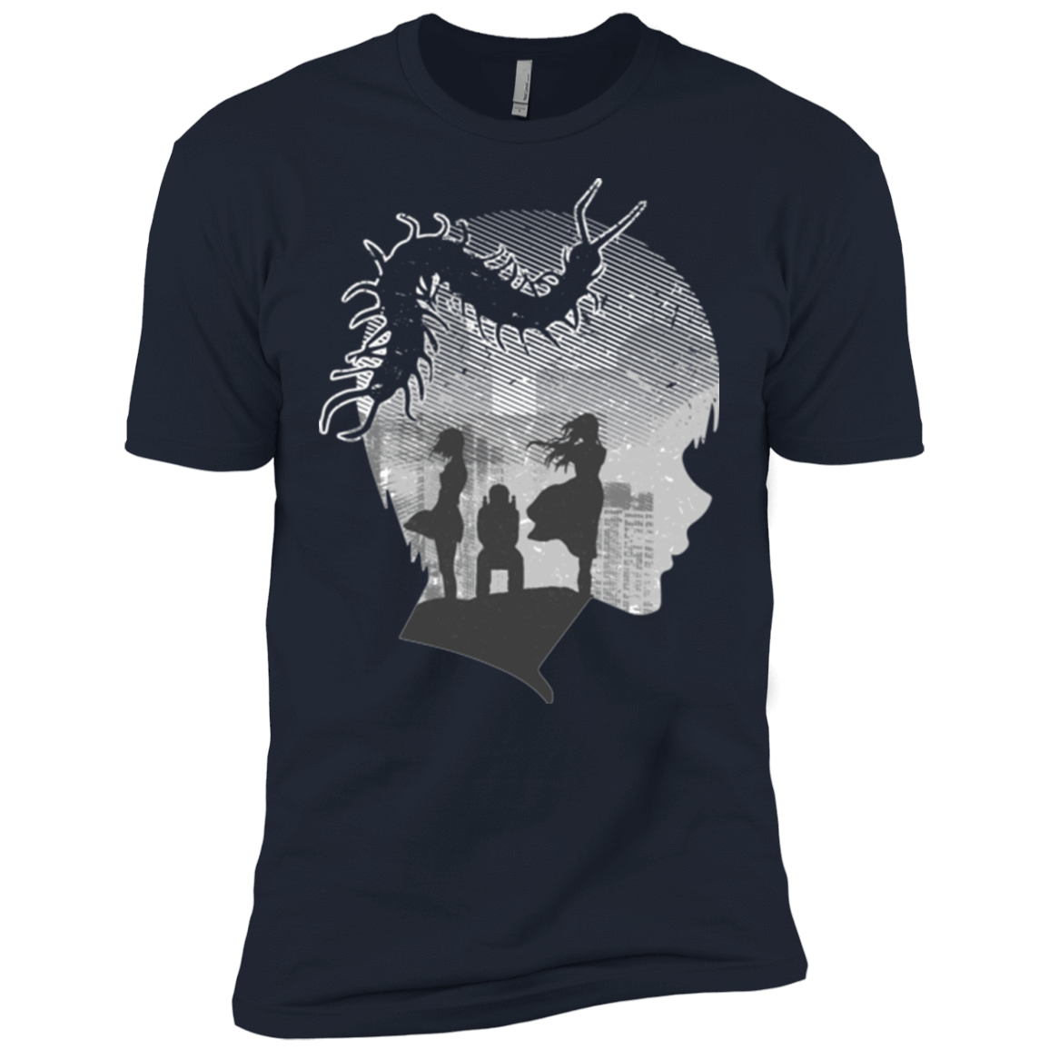 T-Shirts Midnight Navy / X-Small Ghoul in Tokyo Men's Premium T-Shirt