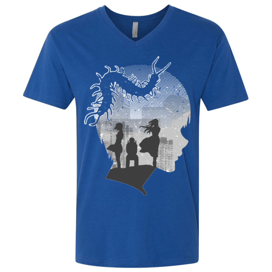 T-Shirts Royal / X-Small Ghoul in Tokyo Men's Premium V-Neck