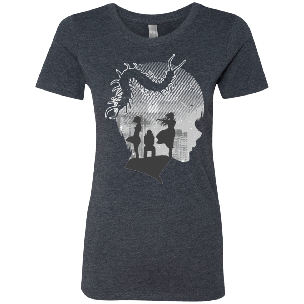 T-Shirts Vintage Navy / Small Ghoul in Tokyo Women's Triblend T-Shirt