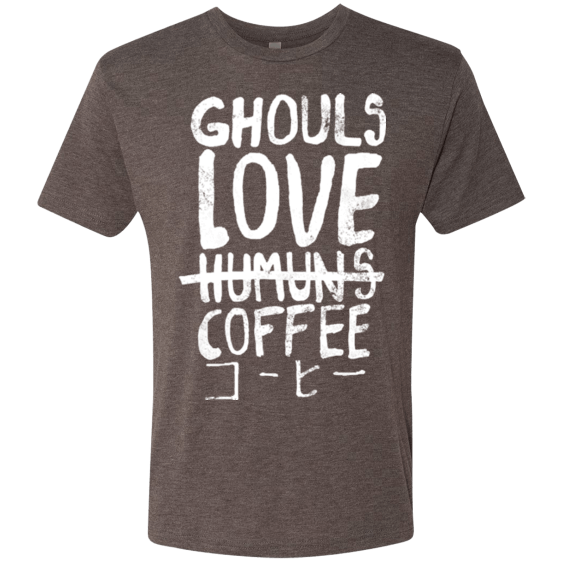 T-Shirts Macchiato / Small Ghouls Love Coffee Men's Triblend T-Shirt